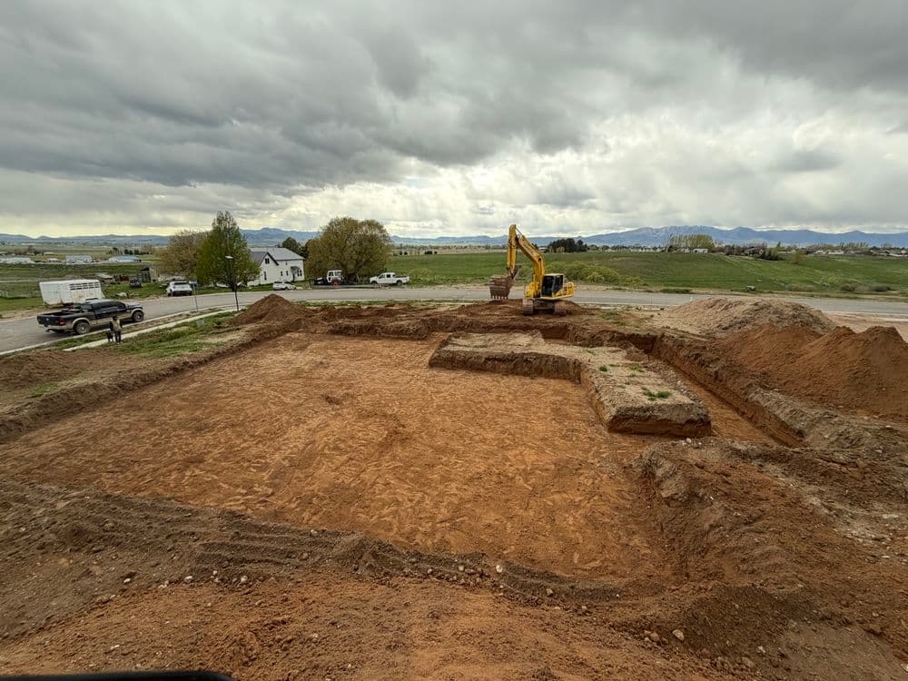 Project Foundation Footing Dig Underway in Preston ID image