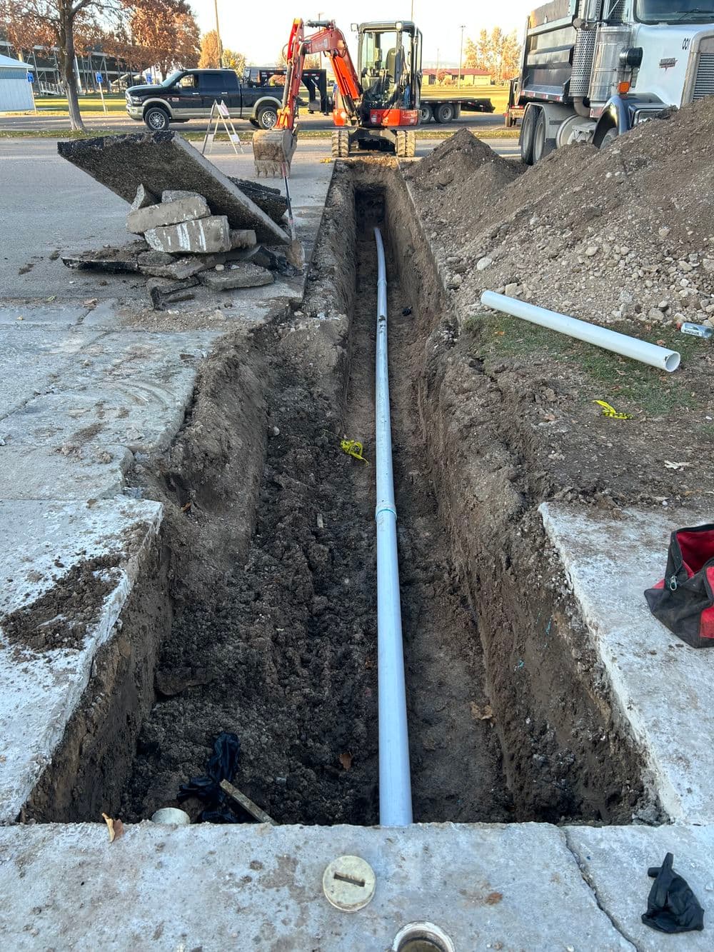 Gallery photos for Failing Orangeburg Sewer Lateral Replacement in Preston ID: Image #2