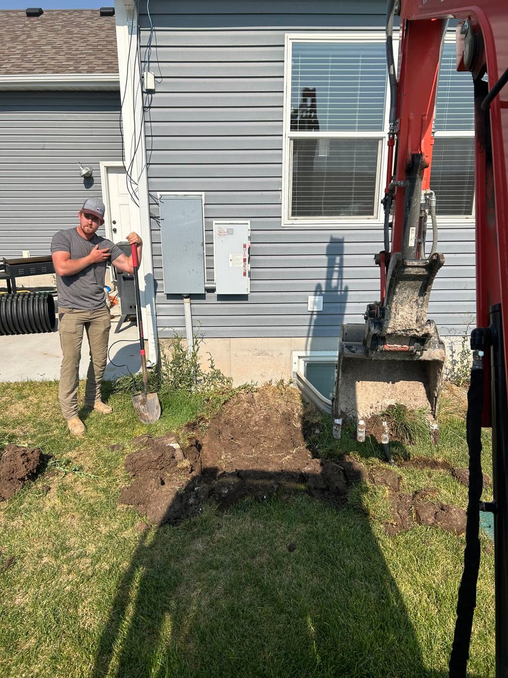 Basement Flooding Fixed with Exterior Sump Pump Install in Preston