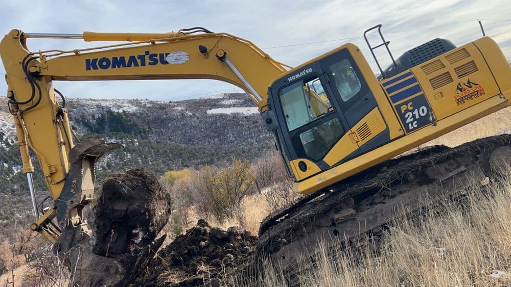 Project Hillside Driveway Subgrade Excavation in Preston, Idaho image