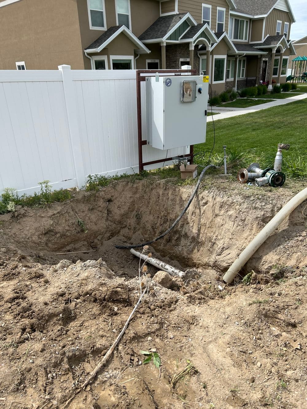 Canal Head Gate and Irrigation Pump Install for North Logan Subdivision