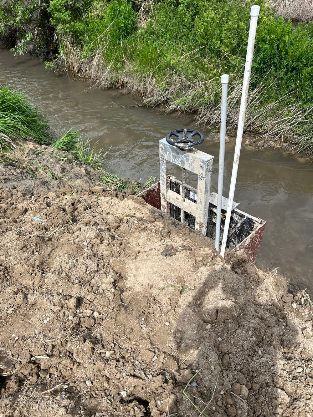 Canal Head Gate and Irrigation Pump Install for North Logan Subdivision